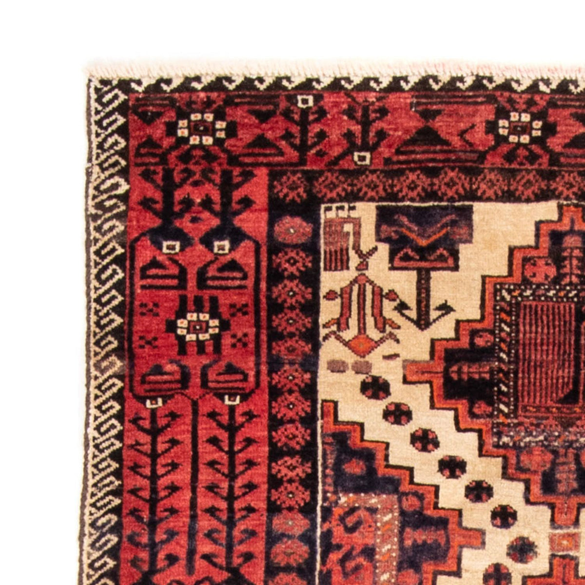 Biegacz Dywan beludżycki - 238 x 100 cm - jasna czerwień