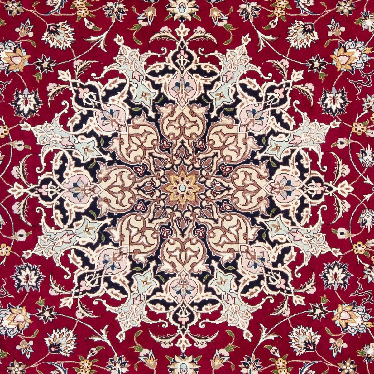 Dywan perski - Tabriz - Królewski - 292 x 204 cm - ciemna czerwień