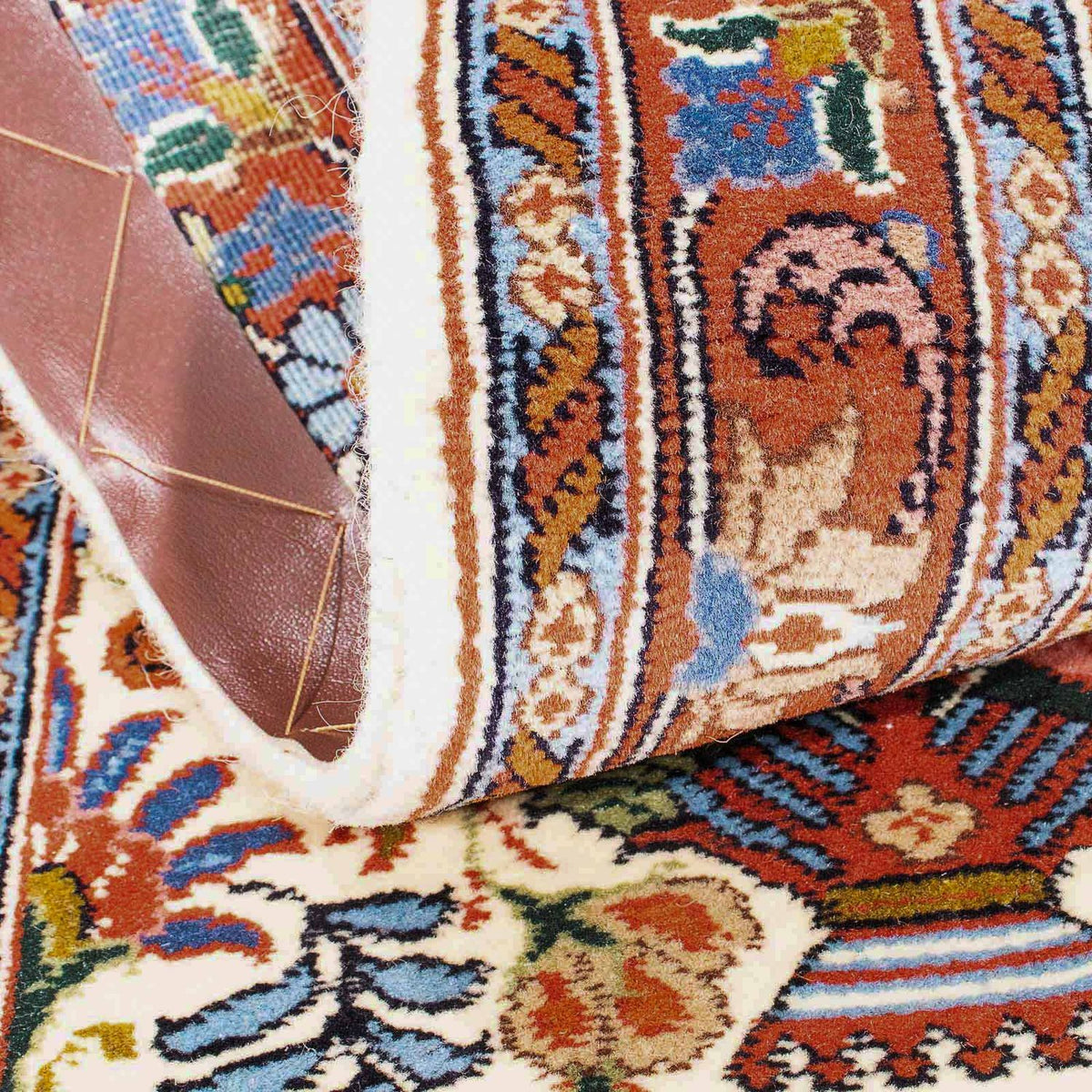 Biegacz Dywan perski - Bijar - 160 x 50 cm - beżowy