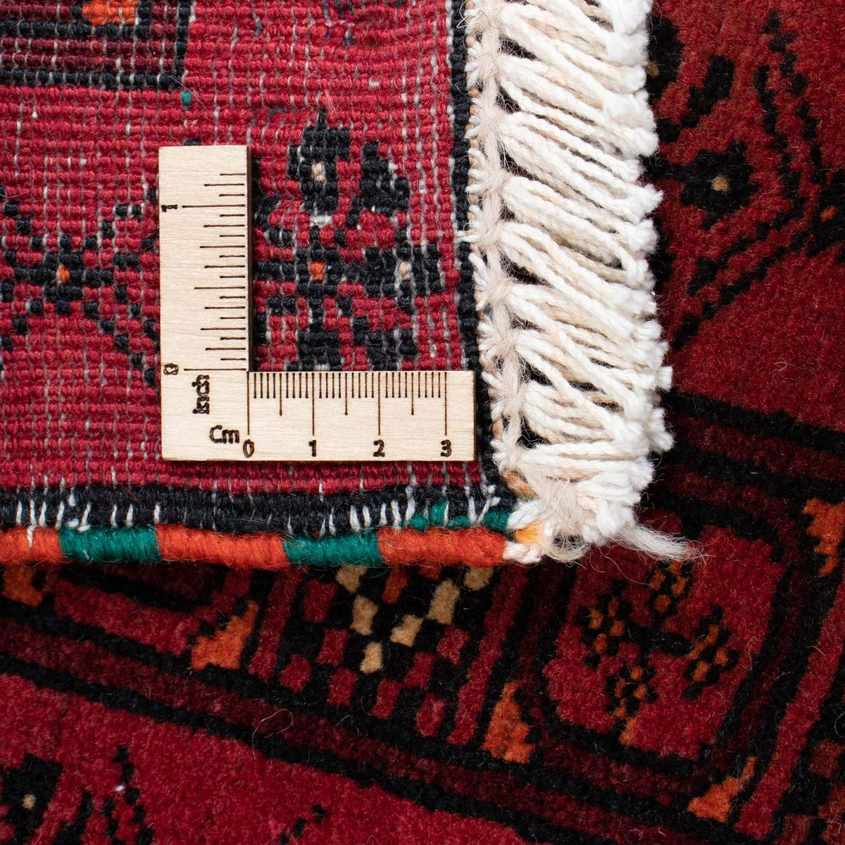 Dywan beludżycki - 135 x 82 cm - ciemna czerwień