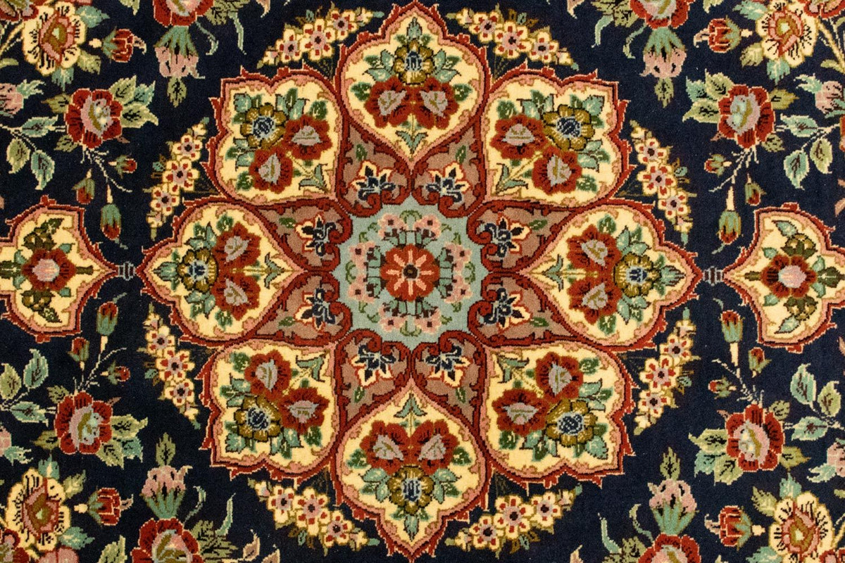 Dywan perski - Ghom - 170 x 108 cm - czarny