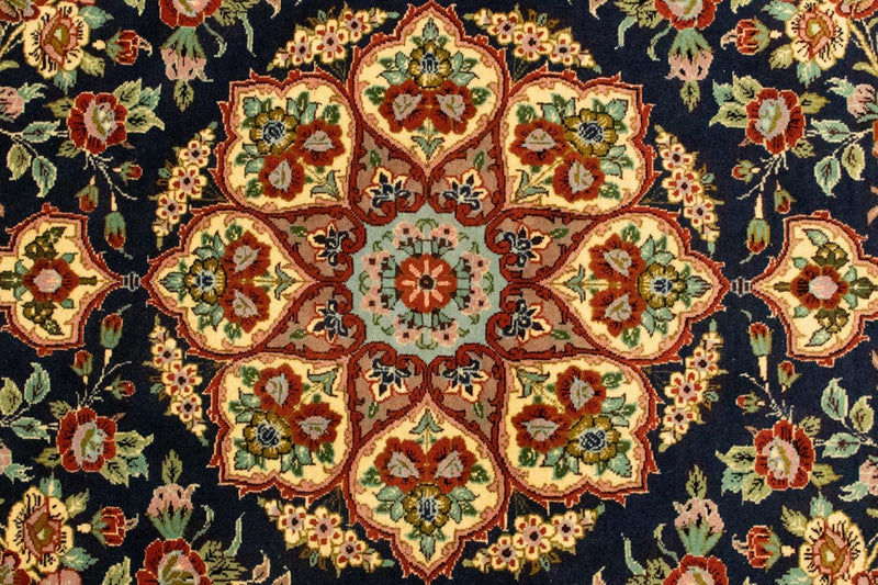 Dywan perski - Ghom - 170 x 108 cm - czarny