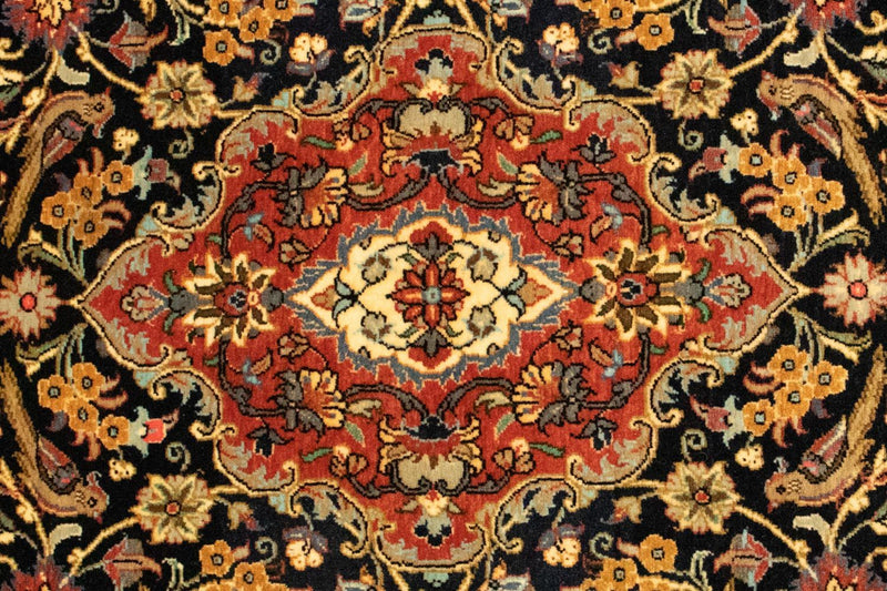 Dywan perski - Ghom - 151 x 103 cm - czarny