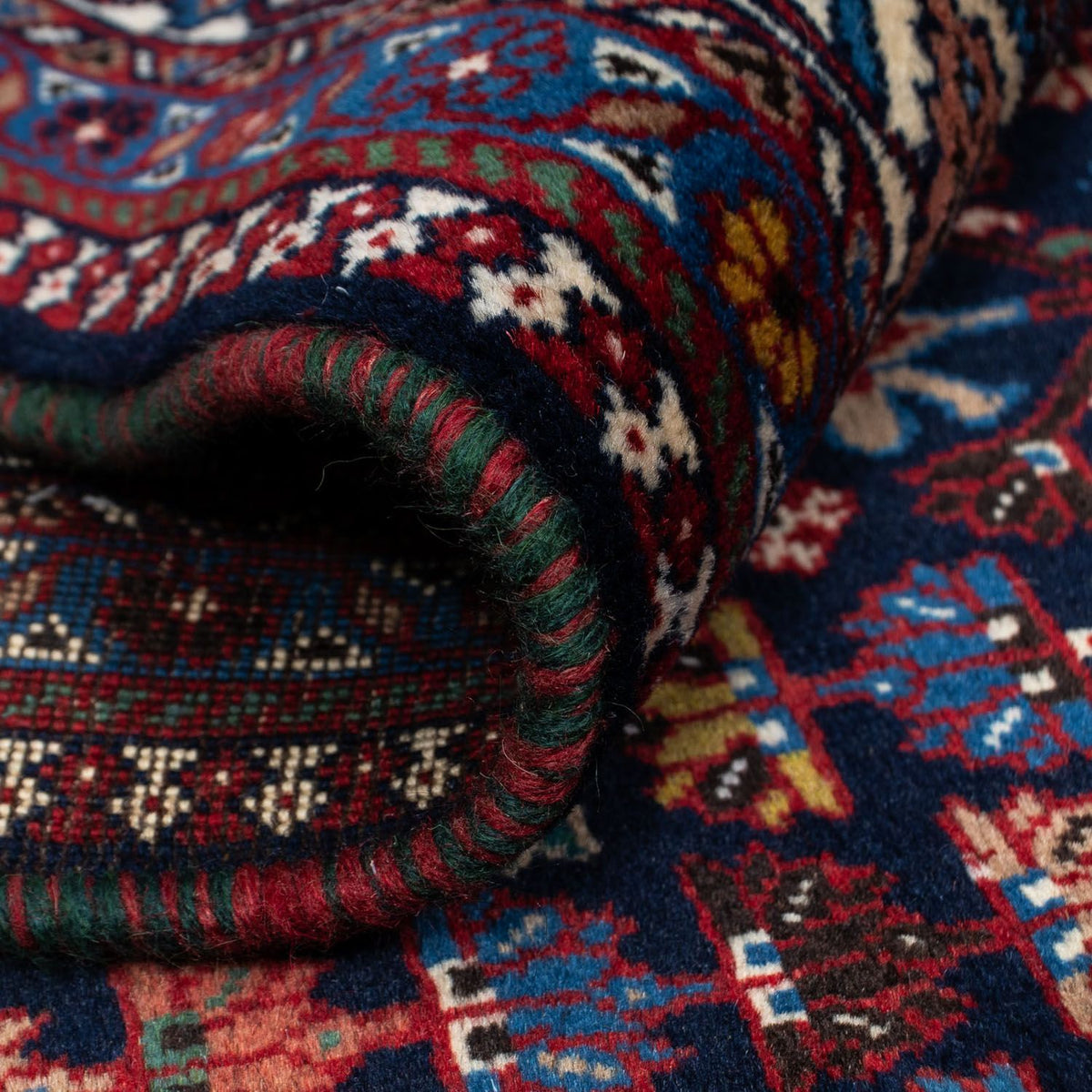 Perski dywan - Nomadyczny - 304 x 208 cm - ciemnoniebieski