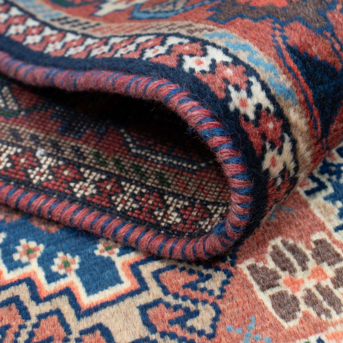 Biegacz Perski dywan - Nomadyczny - 200 x 82 cm - jasna czerwień