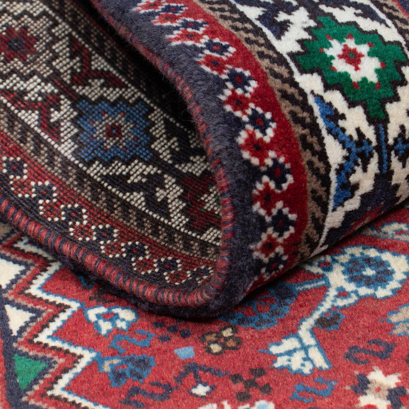 Biegacz Perski dywan - Nomadyczny - 198 x 84 cm - ciemna czerwień