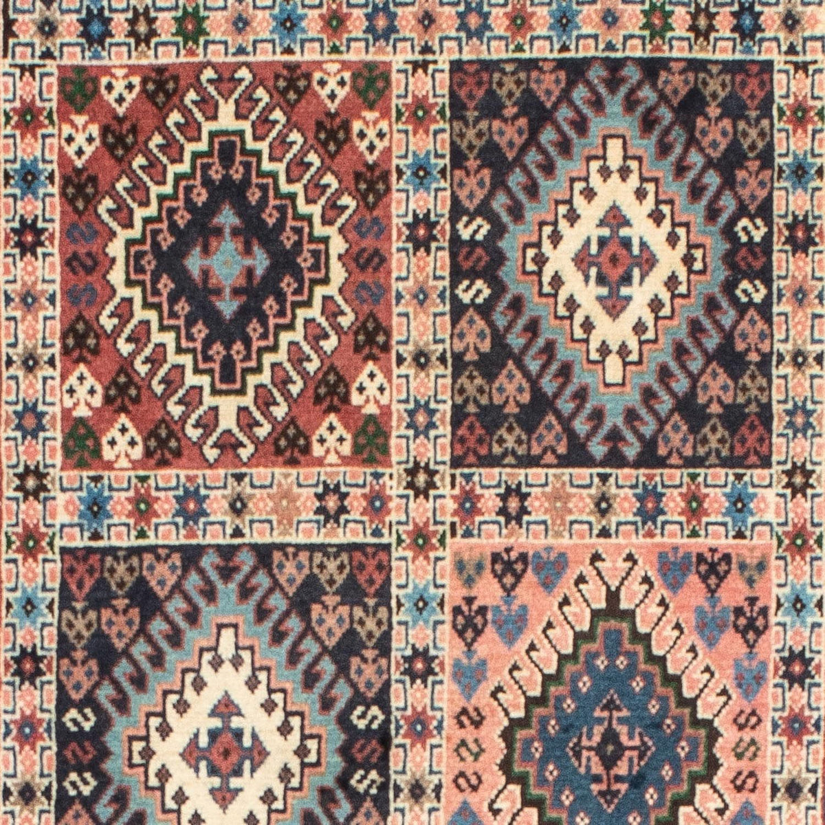 Biegacz Perski dywan - Nomadyczny - 196 x 80 cm - jasna czerwień