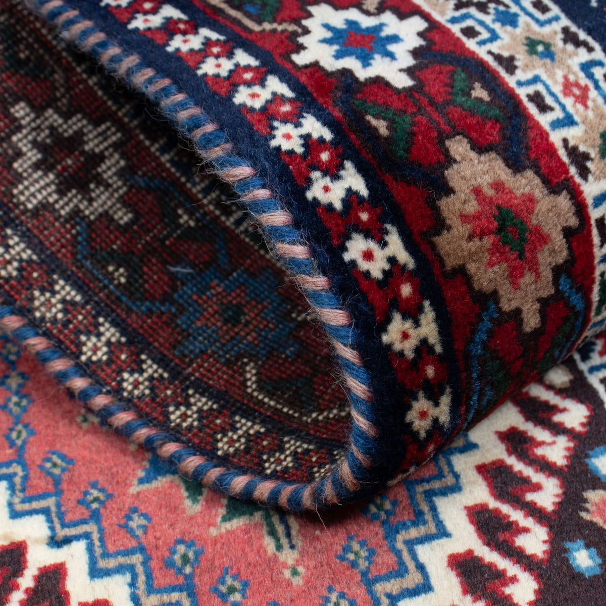 Biegacz Perski dywan - Nomadyczny - 190 x 80 cm - ciemnoniebieski