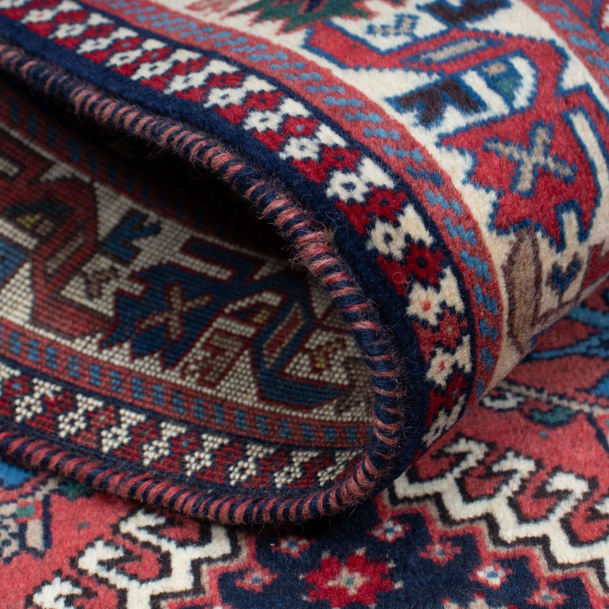 Biegacz Perski dywan - Nomadyczny - 193 x 82 cm - czerwony