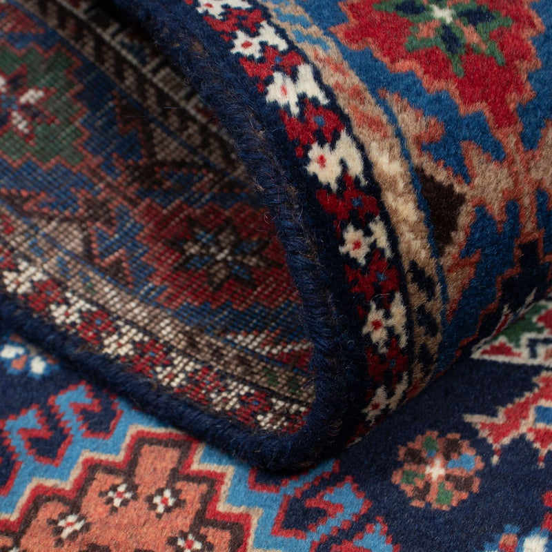 Perski dywan - Nomadyczny - 152 x 102 cm - ciemnoniebieski