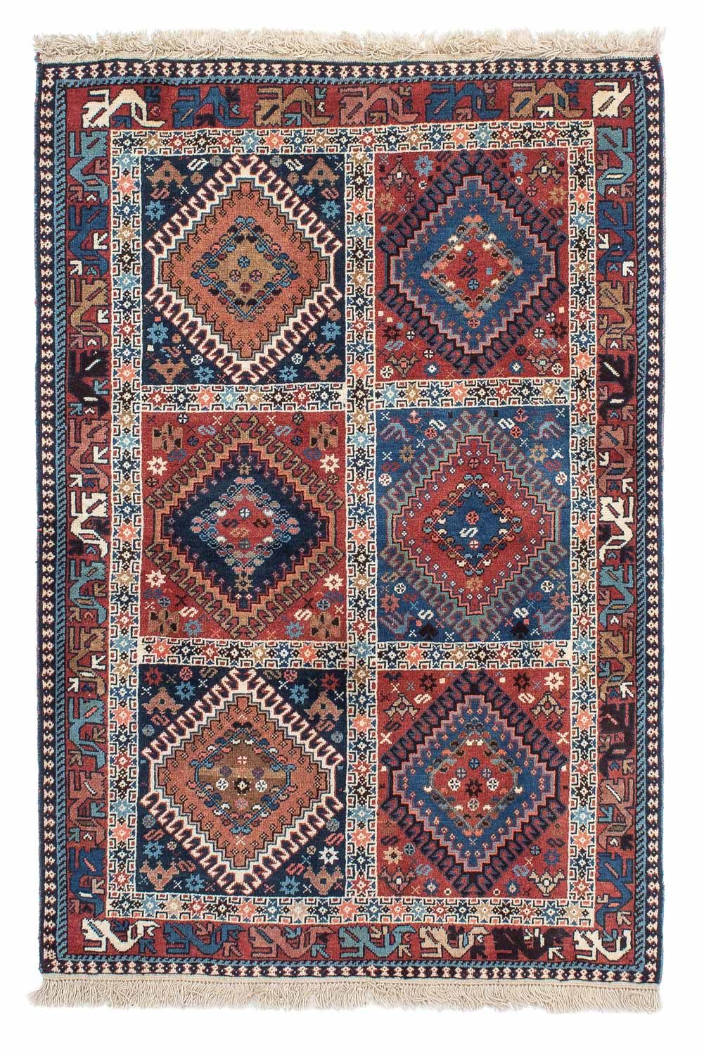 Perski dywan - Nomadyczny - 144 x 100 cm - niebieski