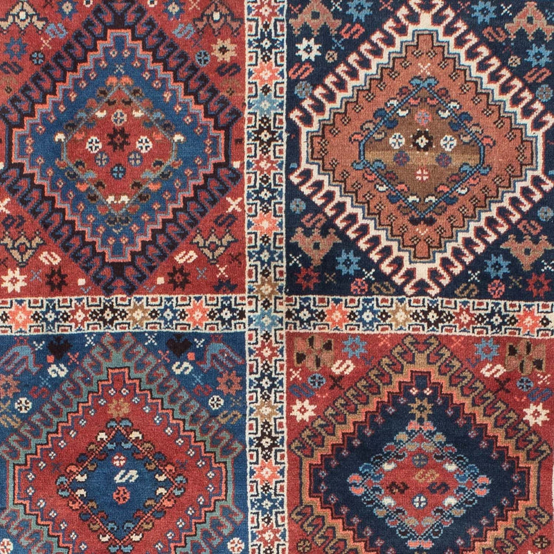 Perski dywan - Nomadyczny - 144 x 100 cm - niebieski