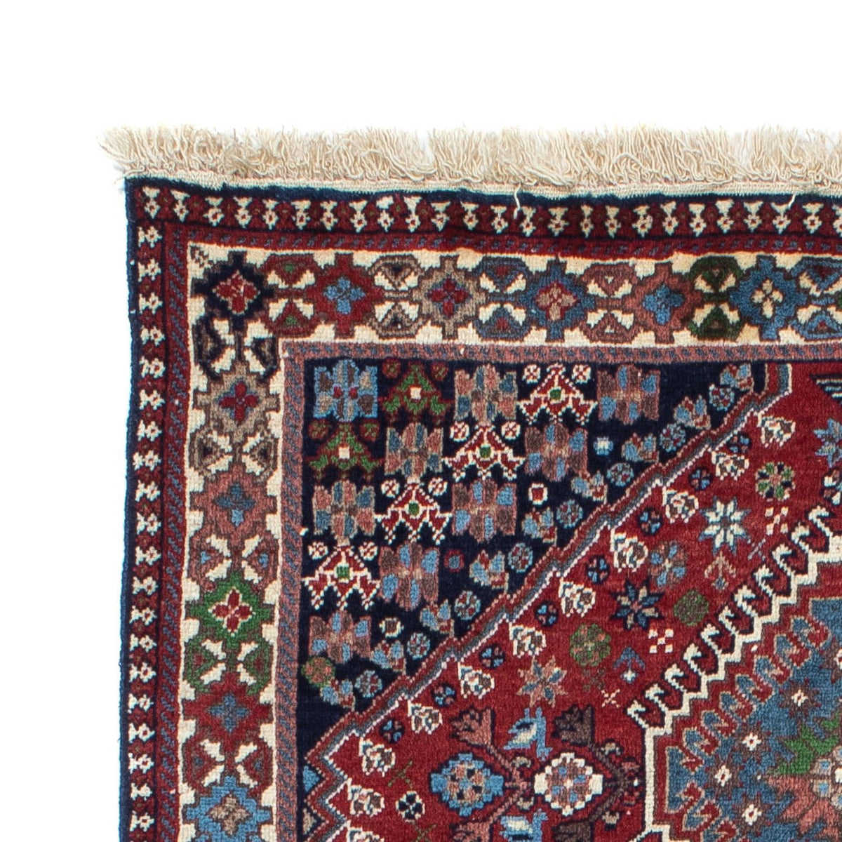 Perski dywan - Nomadyczny - 145 x 97 cm - ciemna czerwień