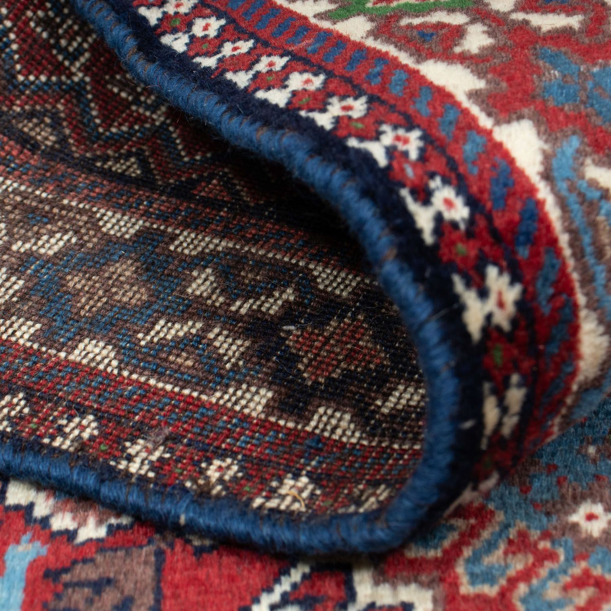 Perski dywan - Nomadyczny - 145 x 97 cm - ciemna czerwień