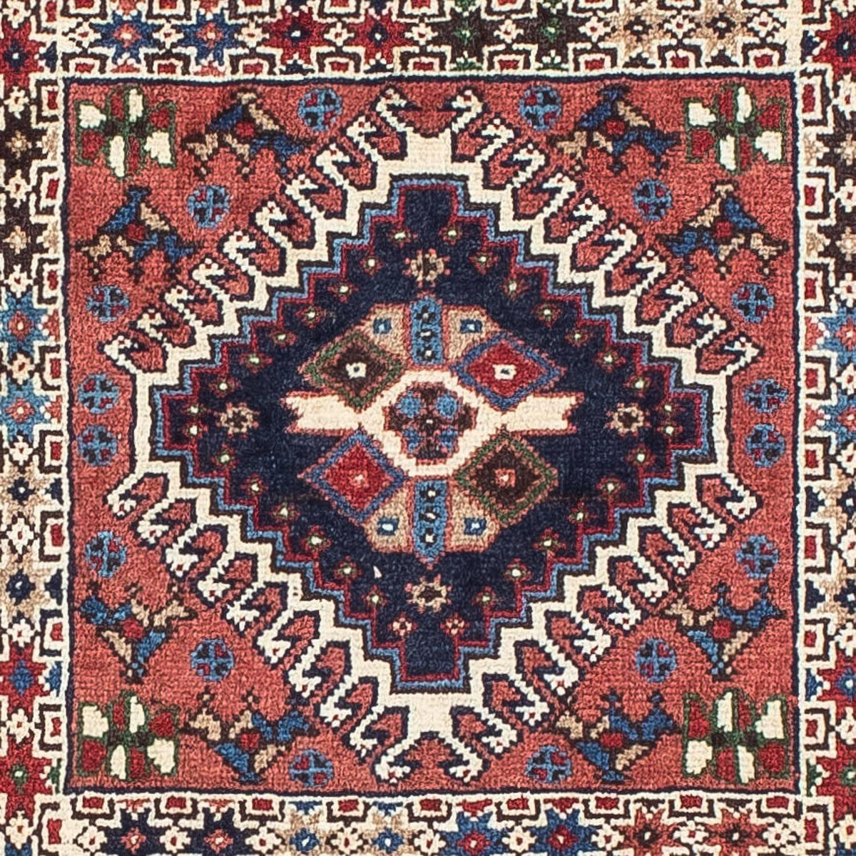 Perski dywan - Nomadyczny - 140 x 100 cm - jasna czerwień