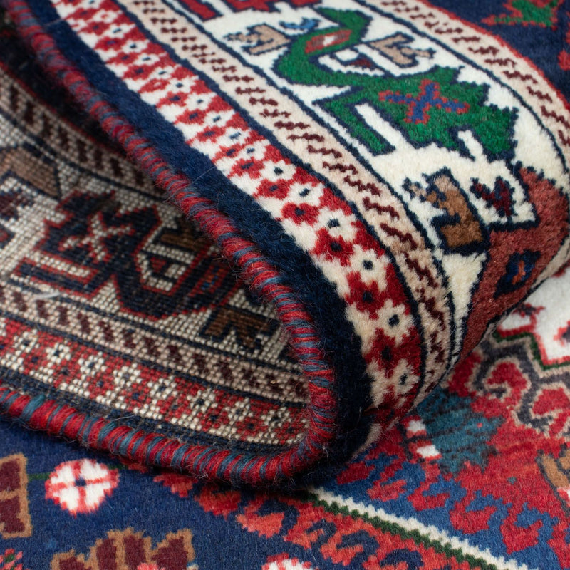 Perski dywan - Nomadyczny - 149 x 105 cm - ciemna czerwień