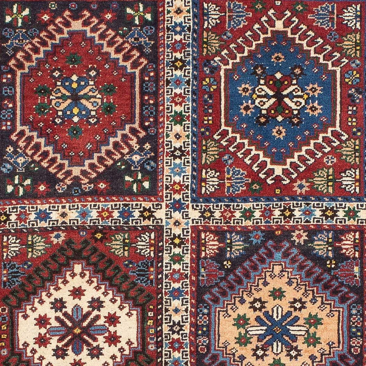 Perski dywan - Nomadyczny - 150 x 101 cm - wielokolorowy