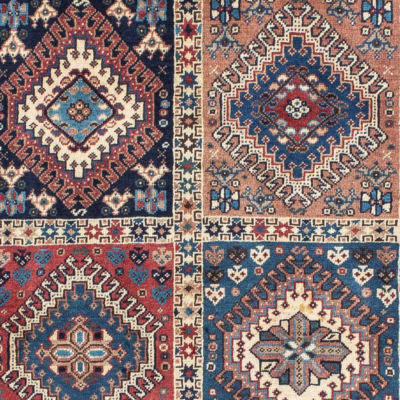 Perski dywan - Nomadyczny - 140 x 100 cm - ciemnoniebieski