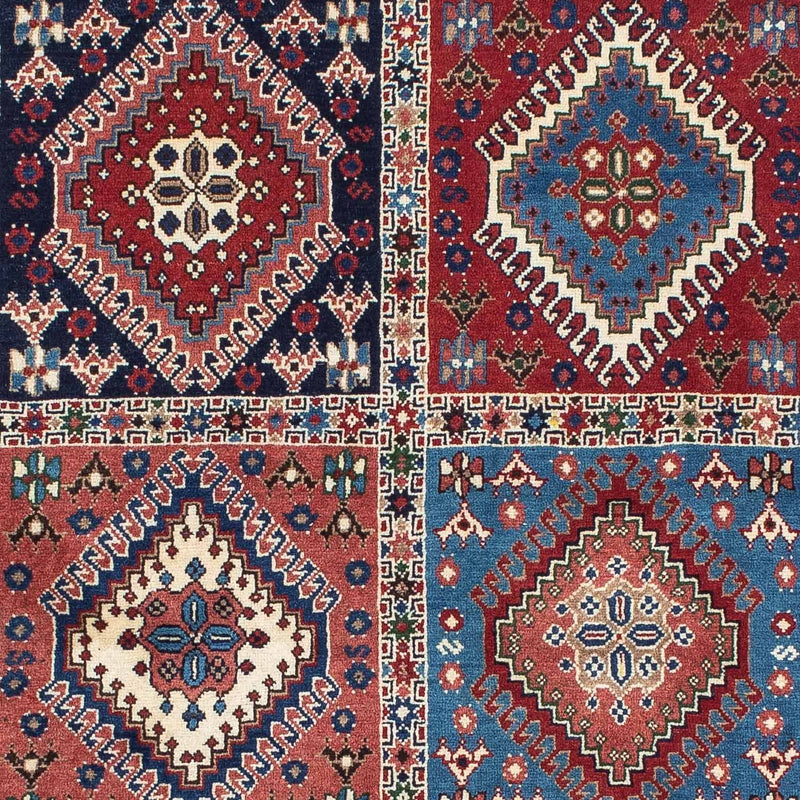 Perski dywan - Nomadyczny - 144 x 100 cm - niebieski