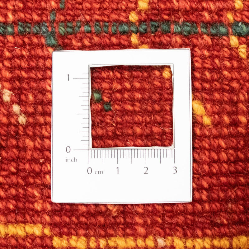 Dywan Gabbeh - perski - 231 x 168 cm - czerwony