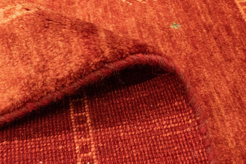 Dywan Gabbeh - perski - 178 x 123 cm - czerwony