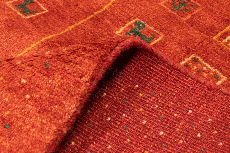 Dywan Gabbeh - perski - 235 x 172 cm - czerwony