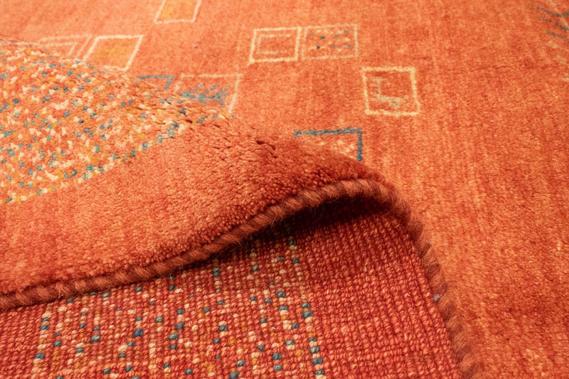 Dywan Gabbeh - perski - 198 x 151 cm - rdza