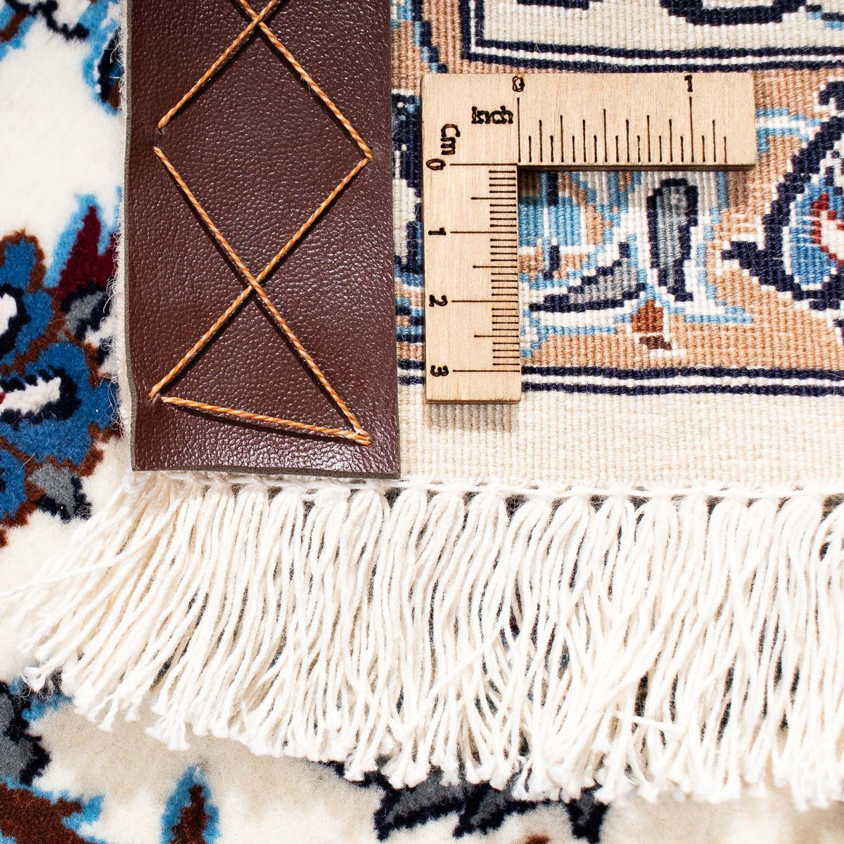 Dywan perski - Nain - Premium - 215 x 128 cm - beżowy