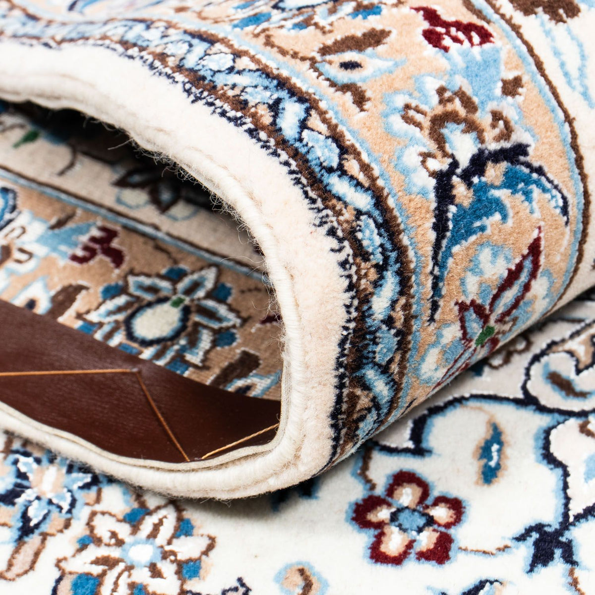 Dywan perski - Nain - Królewski - 307 x 200 cm - beżowy