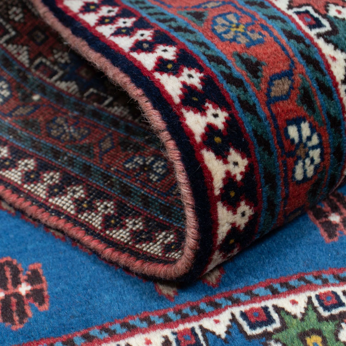 Perski dywan - Nomadyczny - 191 x 82 cm - niebieski