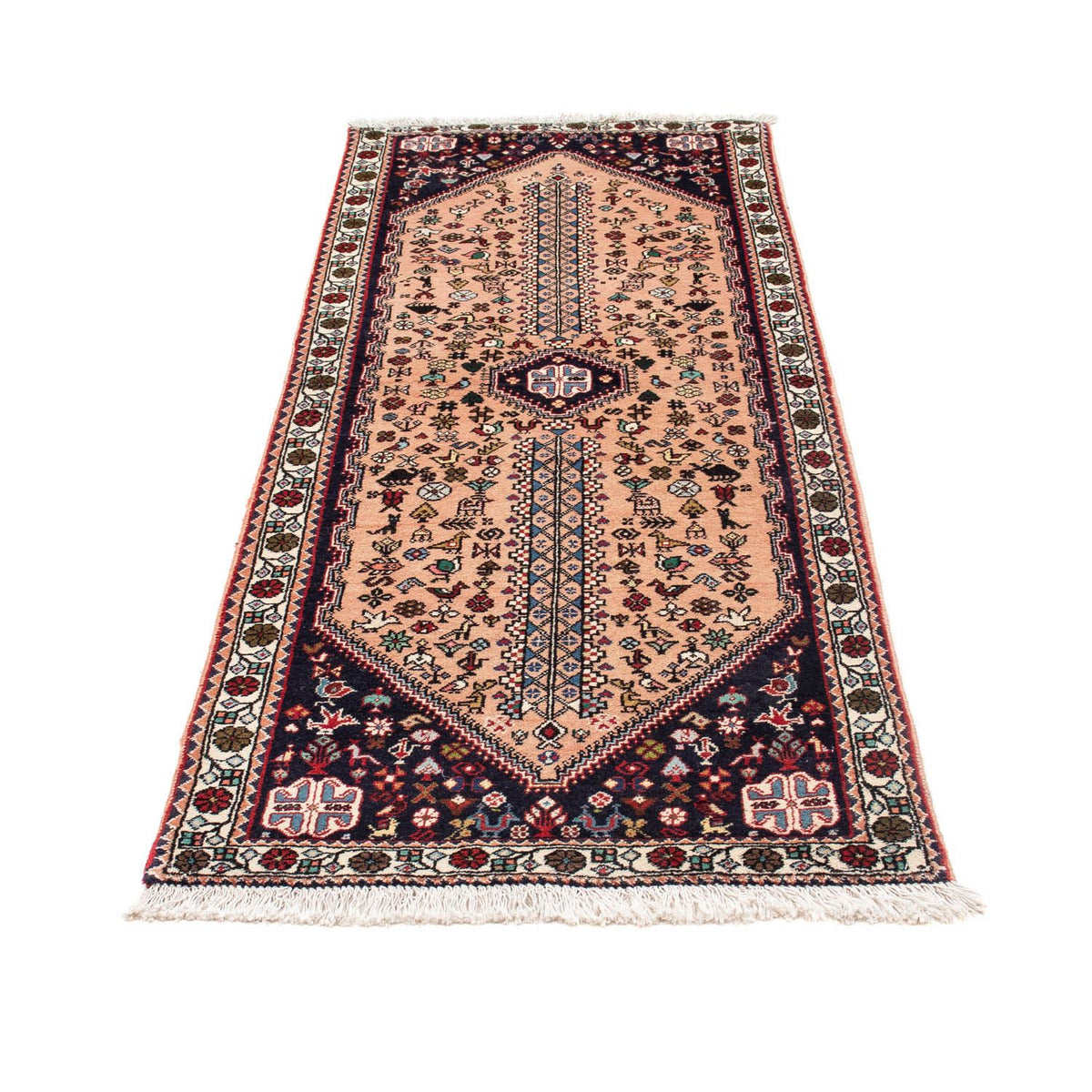 Biegacz Perski dywan - Nomadyczny - 198 x 72 cm - jasna czerwień