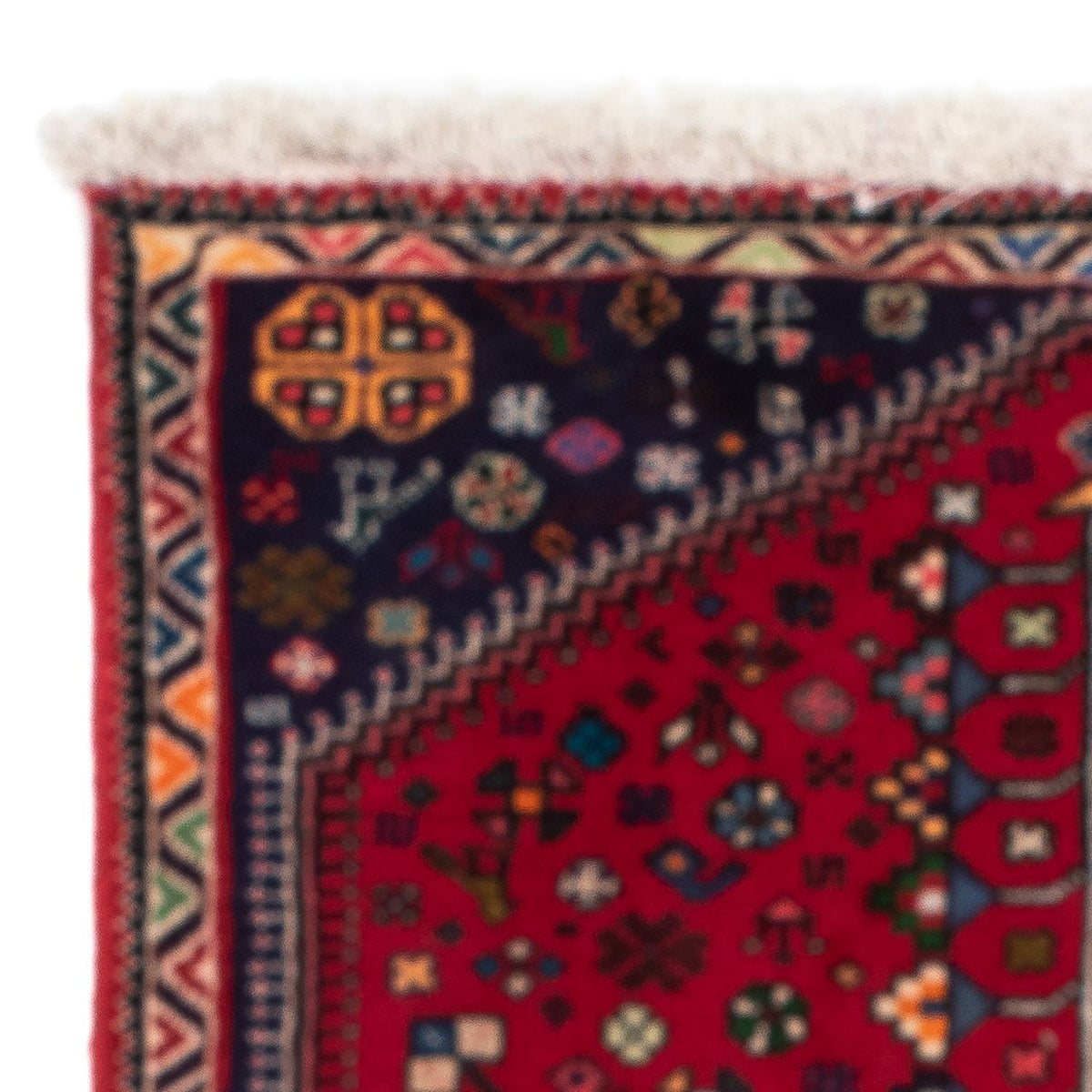 Perski dywan - Nomadyczny - 114 x 77 cm - ciemna czerwień