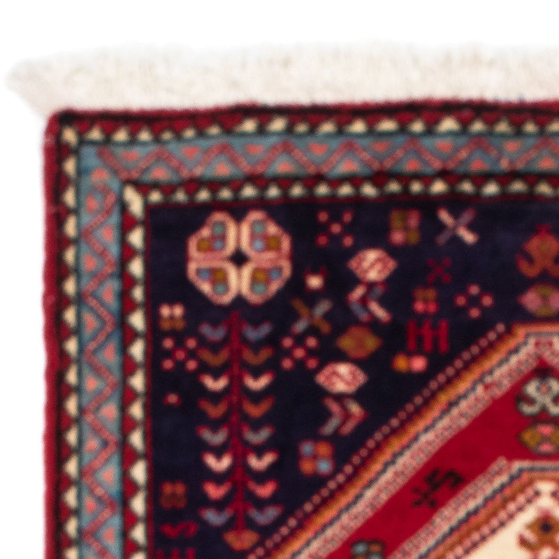 Perski dywan - Nomadyczny - 120 x 76 cm - ciemna czerwień