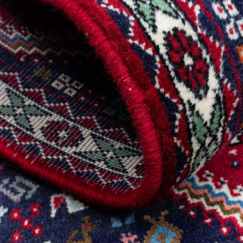 Perski dywan - Nomadyczny - 124 x 77 cm - ciemna czerwień