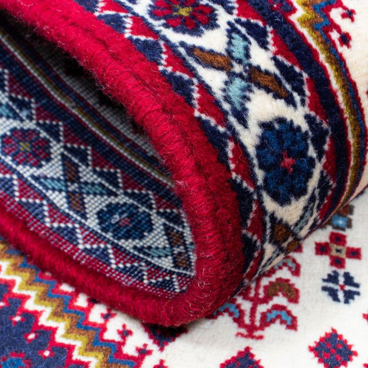 Perski dywan - Nomadyczny - 125 x 76 cm - beżowy