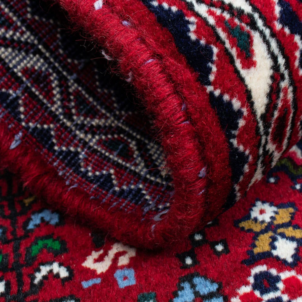 Perski dywan - Nomadyczny - 117 x 76 cm - ciemnoniebieski