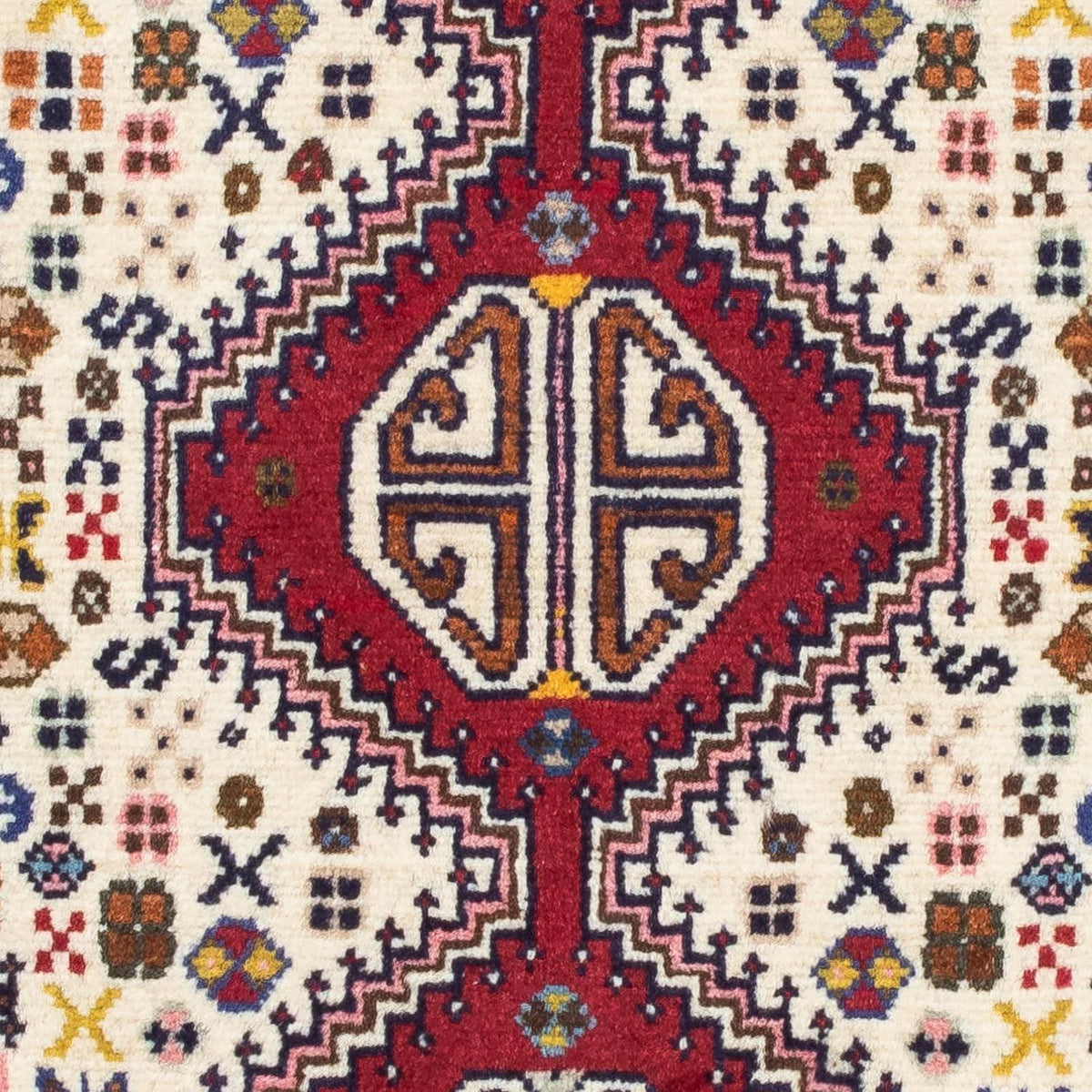 Perski dywan - Nomadyczny - 121 x 80 cm - ciemna czerwień