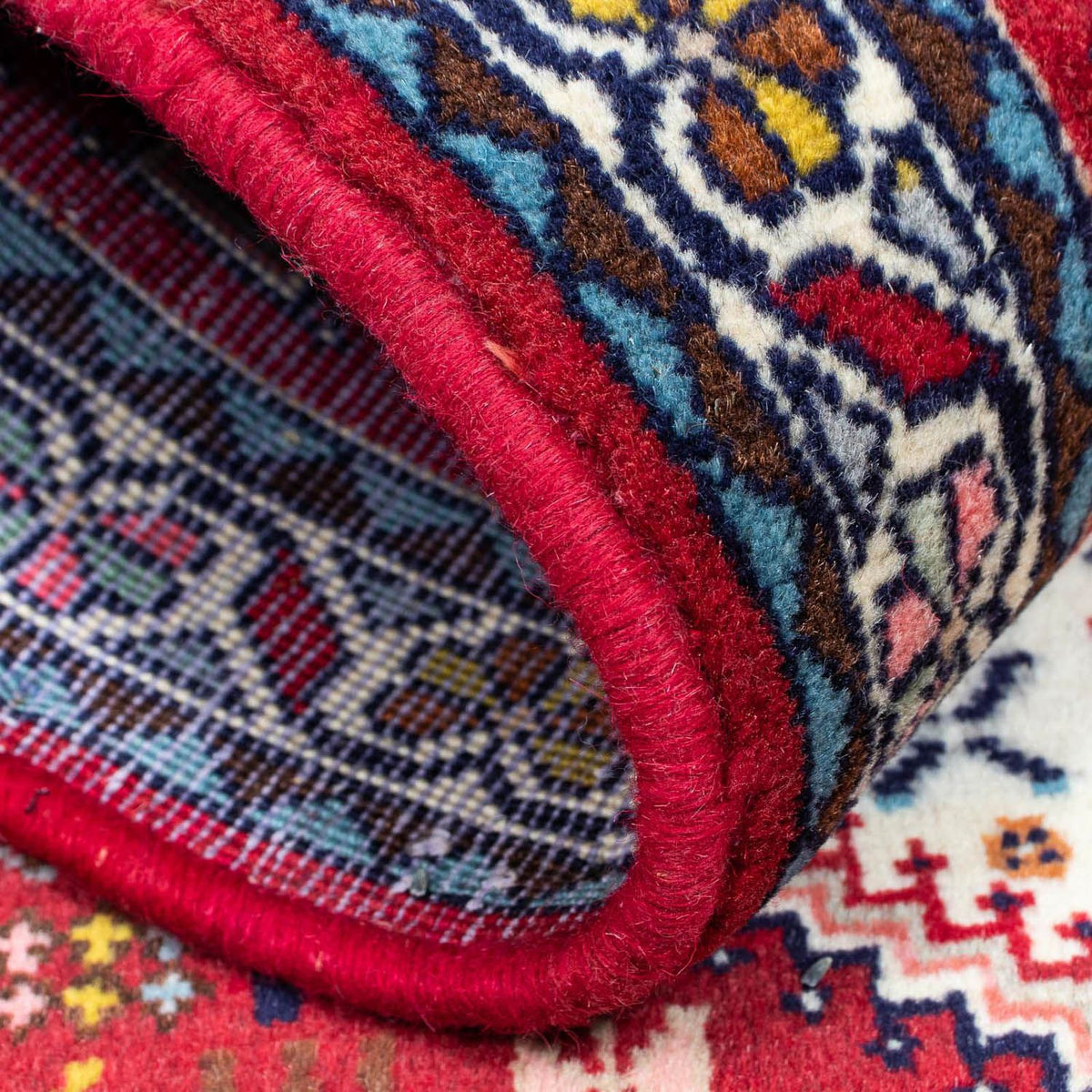 Perski dywan - Nomadyczny - 121 x 80 cm - ciemna czerwień