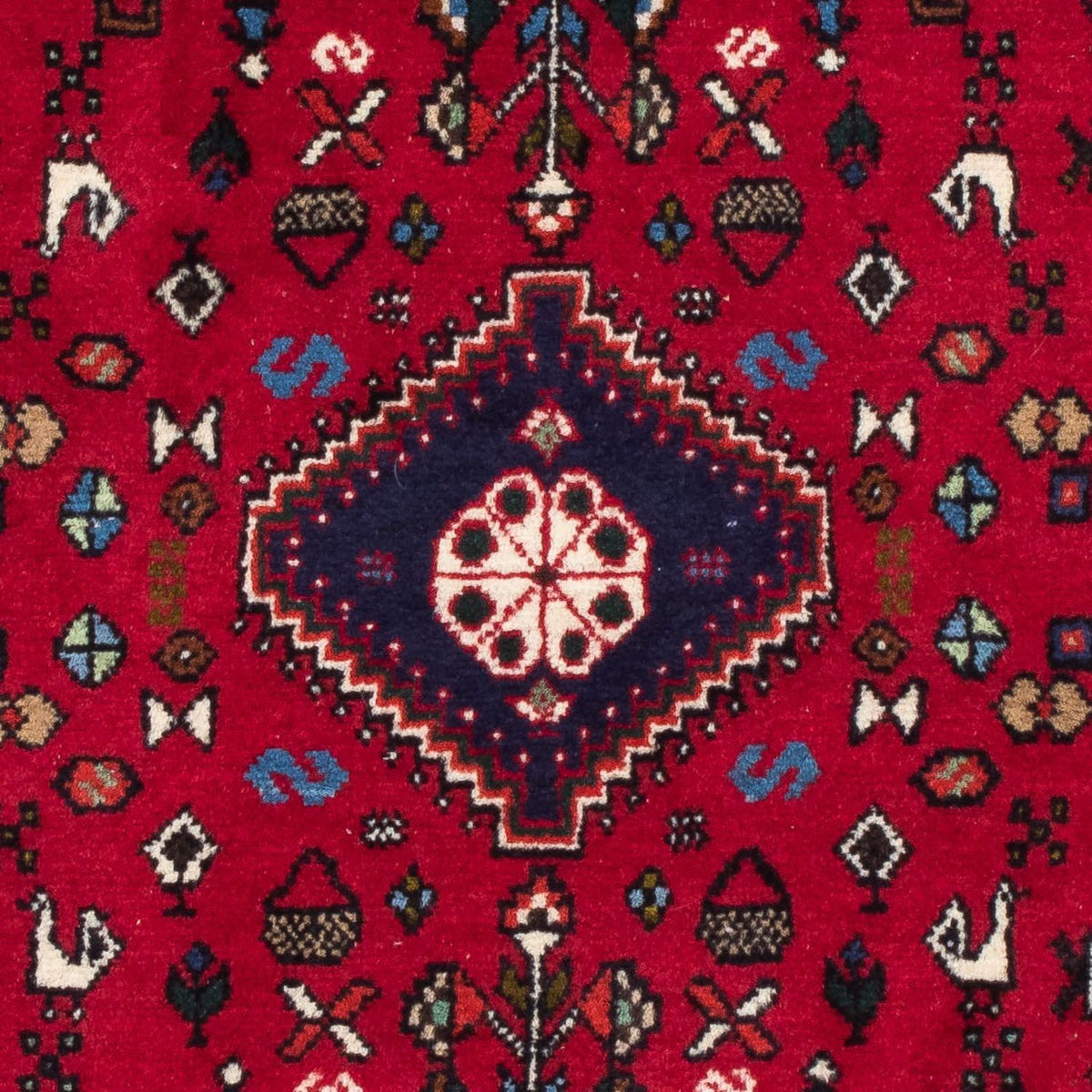 Perski dywan - Nomadyczny - 128 x 79 cm - ciemna czerwień