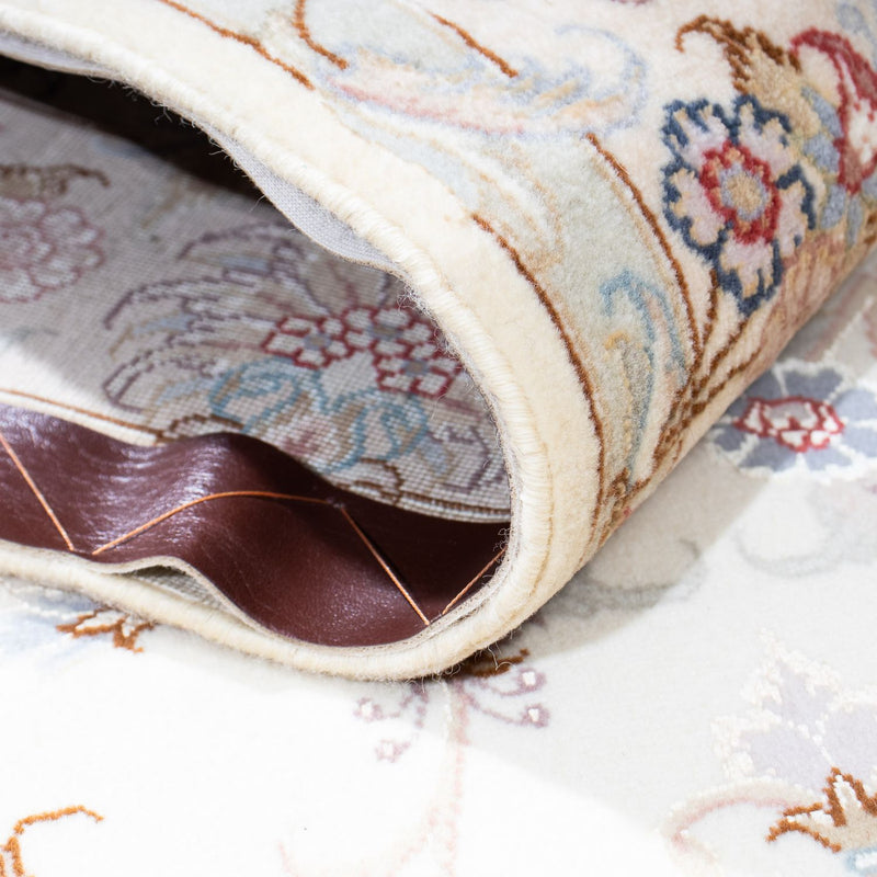 Biegacz Dywan perski - Tabriz - Królewski - 198 x 100 cm - beżowy