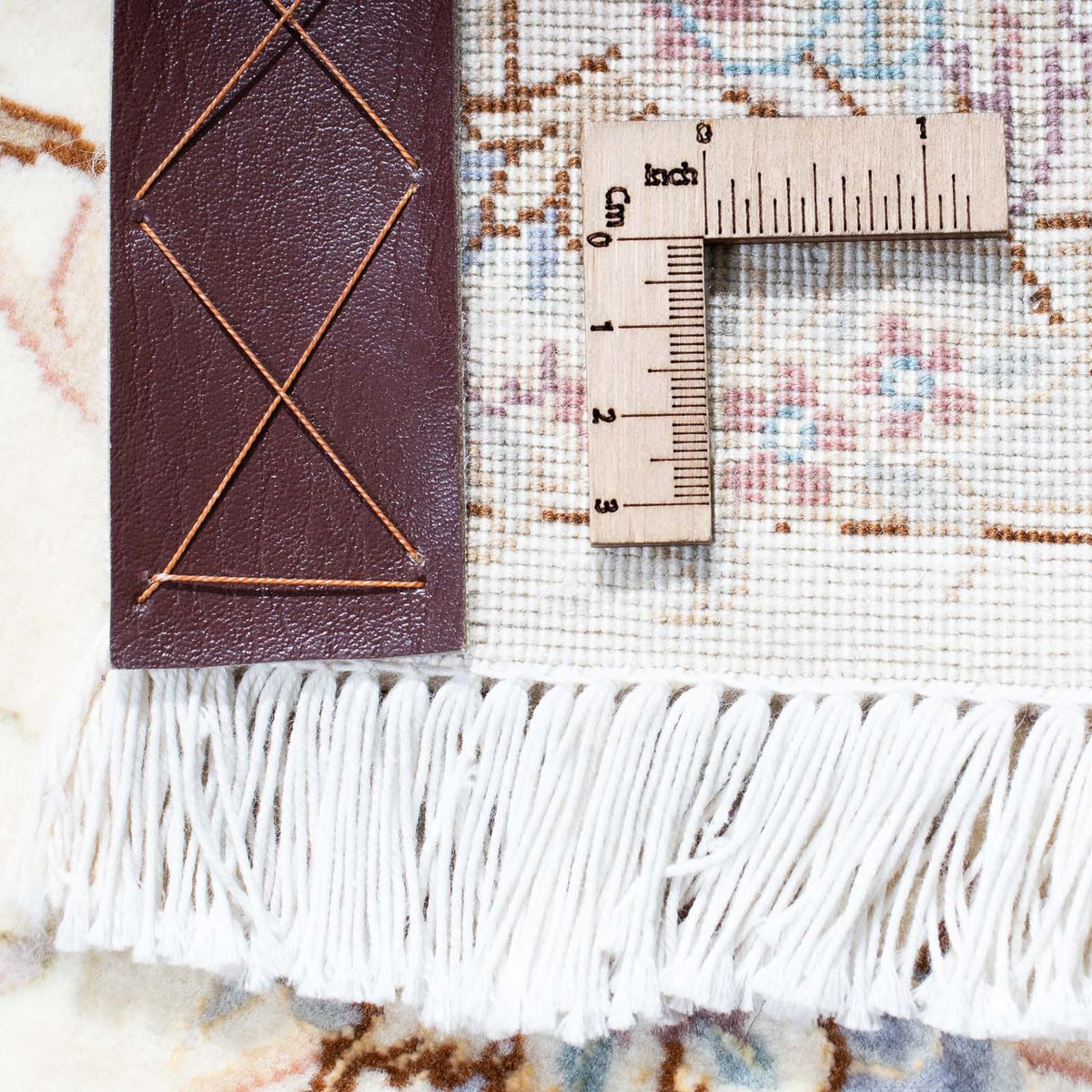 Biegacz Dywan perski - Tabriz - Królewski - 198 x 100 cm - beżowy