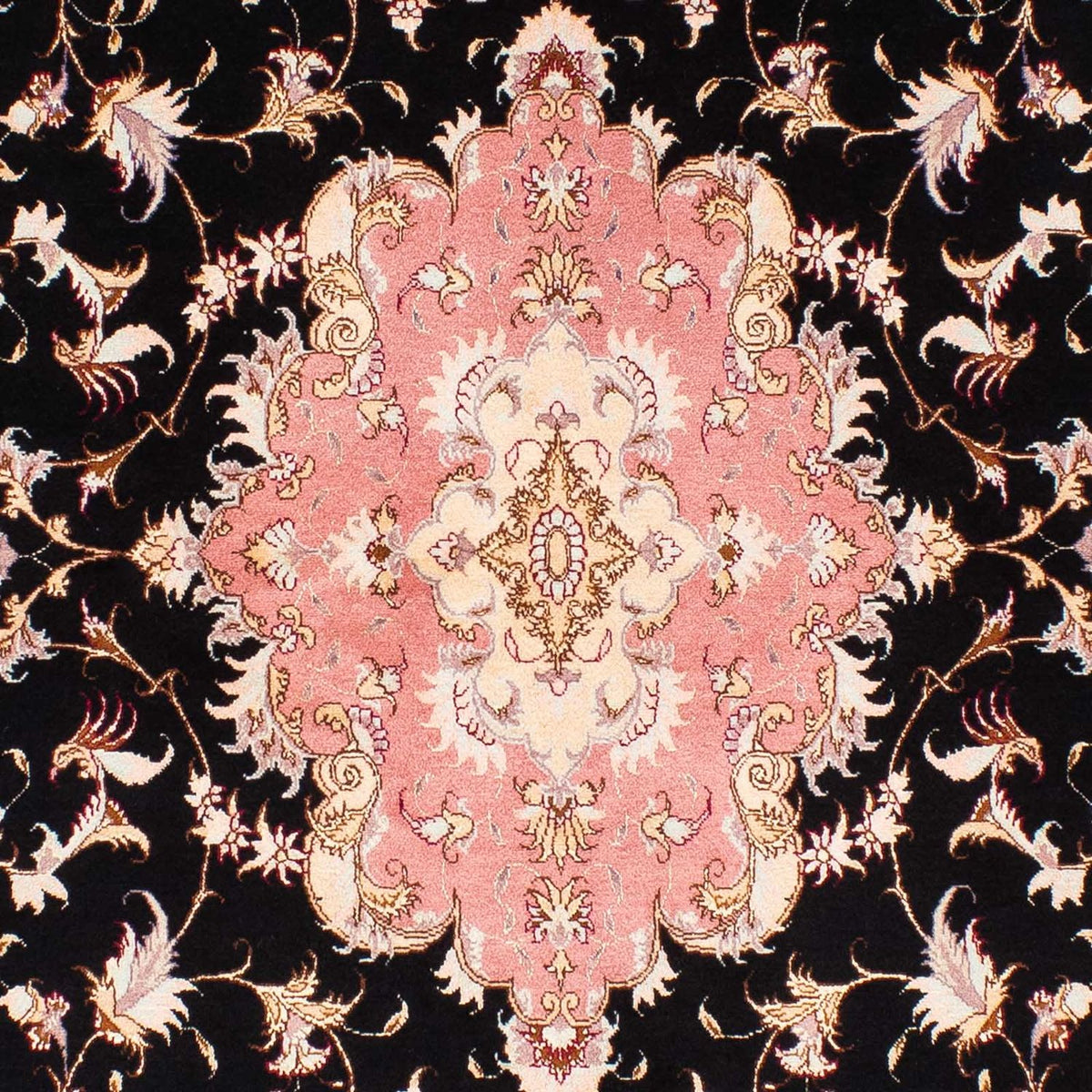 Dywan perski - Tabriz - Królewski - 236 x 165 cm - ciemnoniebieski