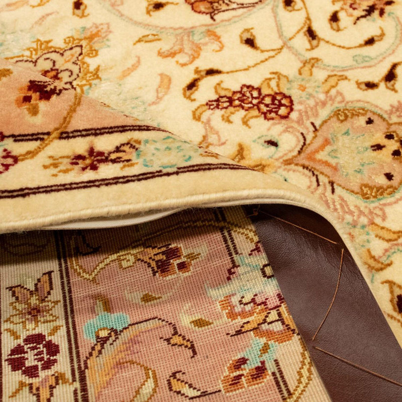 Dywan perski - Tabriz - Królewski - 147 x 102 cm - beżowy