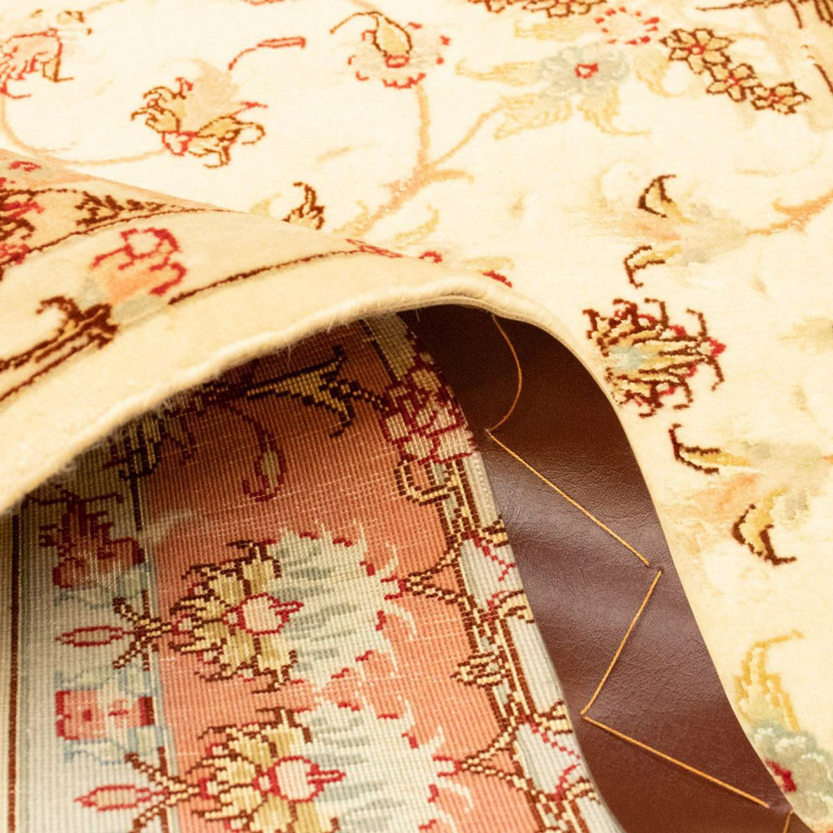 Dywan perski - Tabriz - Królewski - 152 x 100 cm - beżowy