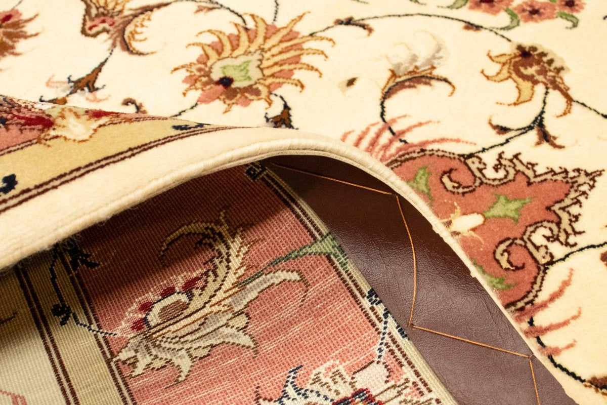 Dywan perski - Tabriz - Królewski - 154 x 102 cm - beżowy