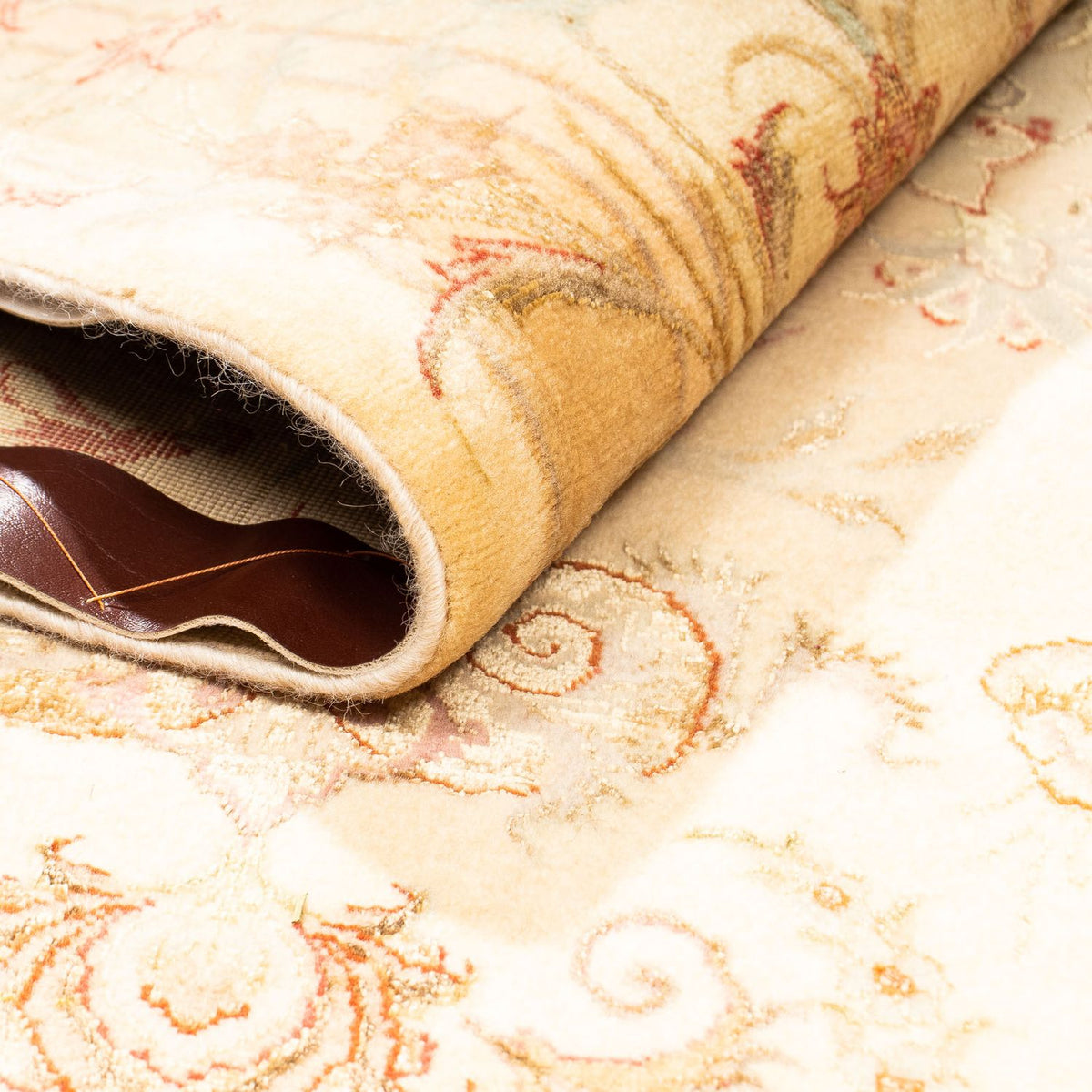 Dywan perski - Tabriz - Królewski - 302 x 198 cm - beżowy