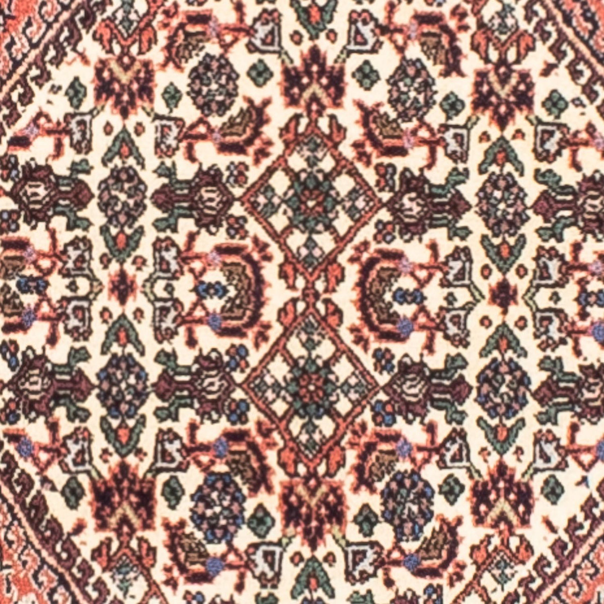 Dywan perski - Bijar - 164 x 109 cm - jasna czerwień