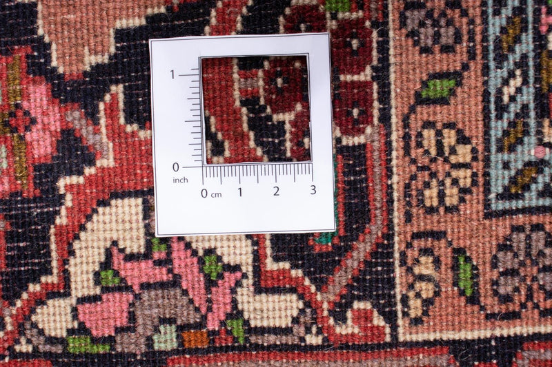 Dywan perski - Bijar - 247 x 169 cm - ciemna czerwień