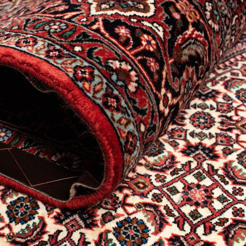 Dywan perski - Bijar - 254 x 203 cm - ciemna czerwień