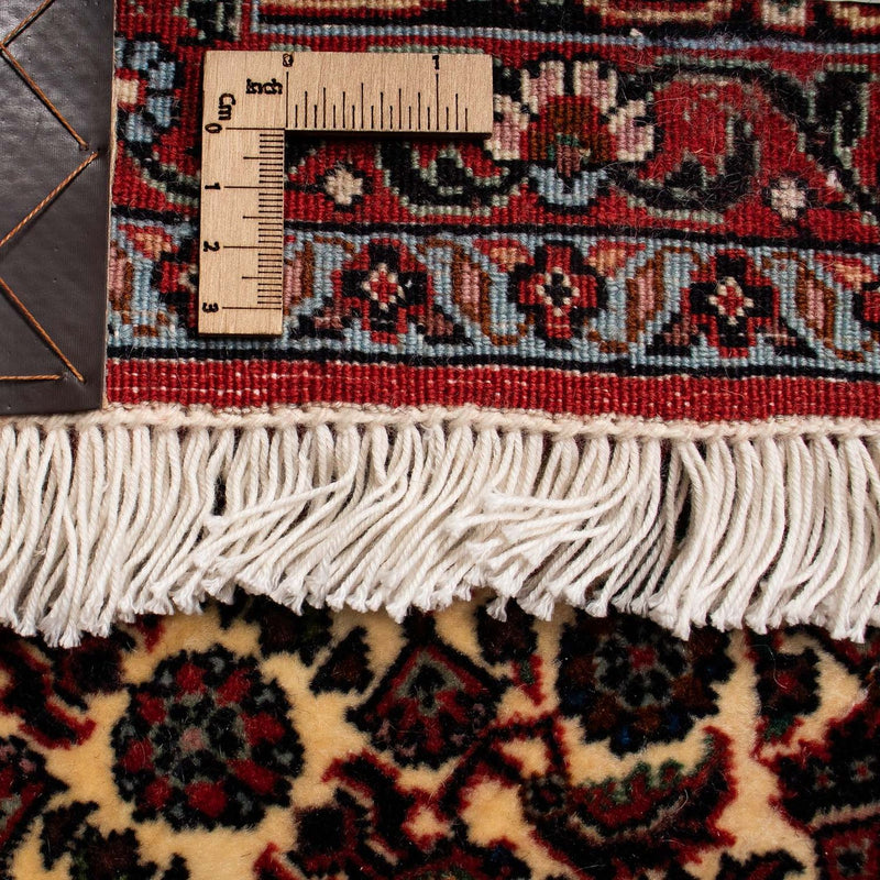 Dywan perski - Bijar - 254 x 203 cm - ciemna czerwień